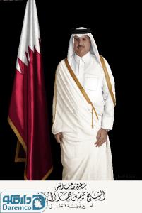 تصویر رسمی امیر قطر