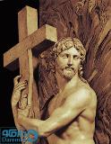 عیسی آورنده صلیب سایز دو