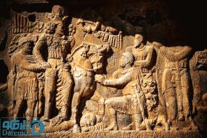 سنگ نگاره پیروزی شاهنشاه ساسانی بر امپراطور روم